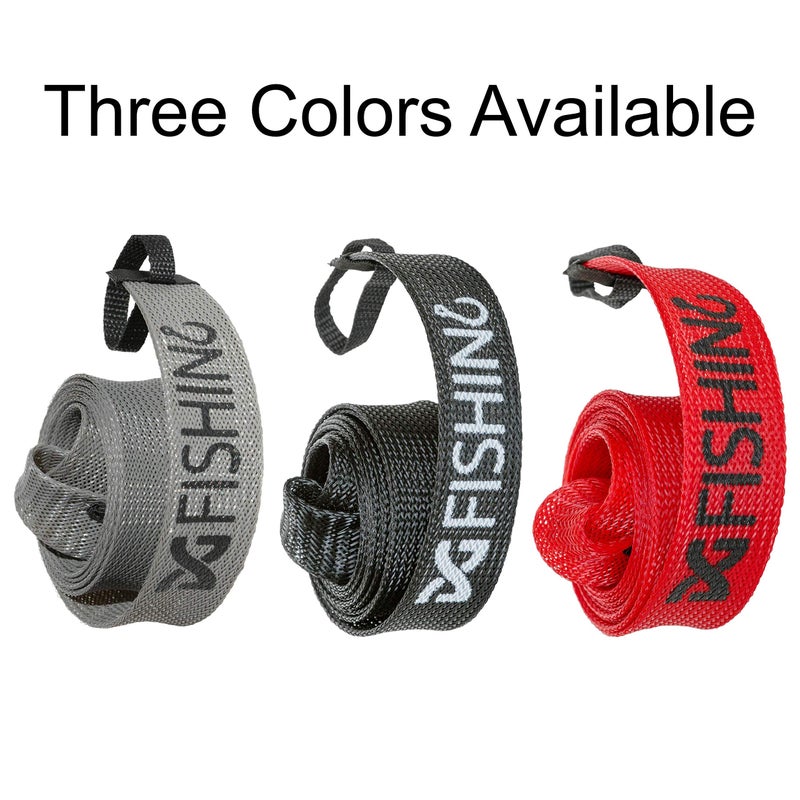 DynoGoods Fishing Rod Sleeve, 3 Pack, 7ft 10in Casting Rod Protector/Rod Sock/Rod Cover (Black) - Image 4